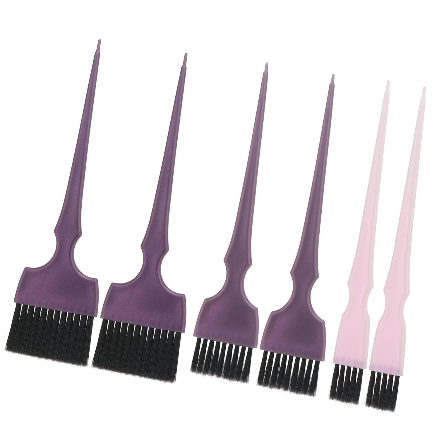 Hair Dye Brush Set, Segbeauty 6pcs Tint Brush Set Hair Coloring Brushes, Professional Hairdressing Tinting Brush Color Applicator Brush, Hair Bleach Styling Brush for Hair Dyeing Balayage : Beauty