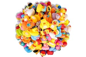 Audaisyly Rubber Ducks Bath Toy for Kids, Assortment Duckies for Jeep Ducking Pool Floater Ducky Bathtub Beach Toys, Party Favors Birthday