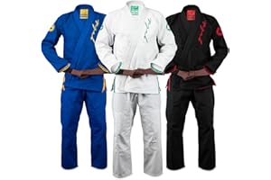 Gold BJJ Comp380 Gi - Lightweight IBJJF Legal Jiu Jitsu Gi for Men and Women