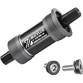 BUCKLOS Bike Square Taper Bottom Bracket - Replacement Bicycle Brackets | Sealed Bearings 68/80/90/100/110/120x110.5 113 116 118 122.5 127 140 152 156 166 174mm for Mountain/MTB/Road/Fat Bike/Ebike