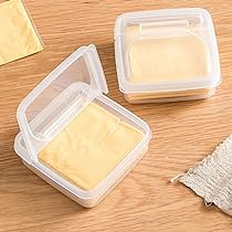 Amazon.com: Typutomi 2 Pack Sliced Cheese Container for