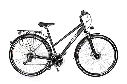 Gregster Aluminium Trekking-Bike Fahrrad StVZO, Schwarz, 28 Zoll, GR-6695