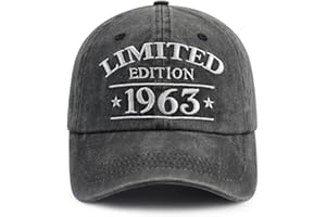 XacaYuerp Limited Edition 1960 1961 1962 1963 1964 1965 1966 1967 1967 1969 Hat, Funny Embroidered Baseball Cap for Women Men
