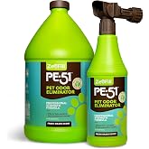 ZEOFILL PE-51 Outdoor Odor Eliminator | Turf Cleaner for Pet Urine &amp; Odors | 1 Gallon + 32oz Sprayer | Natural Enzyme Artificial Turf Cleaner &amp; Yard Deodorizer | Synthetic Grass | Kennel | Patio