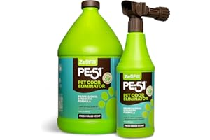 ZEOFILL PE-51 Economy Pack - 1 Gallon & 32oz Garden Hose Spray Bottle – Pet Urine, Pet Odor, & Yard Odor Eliminator – Dogs Urine Odor Deodorizer – Outdoor Use – All Natural Eco-Friendly Enzymes