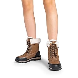 DREAM PAIRS Snow Boots for Women Waterproof Mid