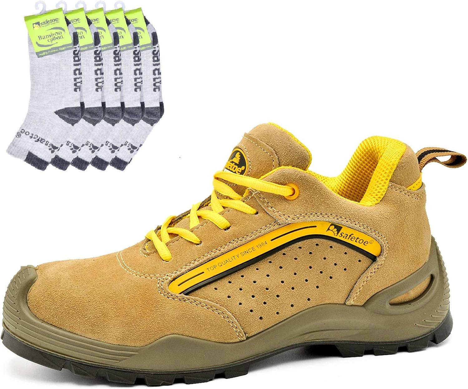 ladies wide fit safety shoes