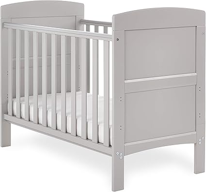obaby grace cot bed grey