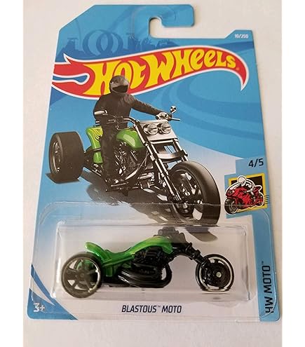 Amazon.com: Hot Wheels 2018 50th Anniversary HW Moto Blastous Moto