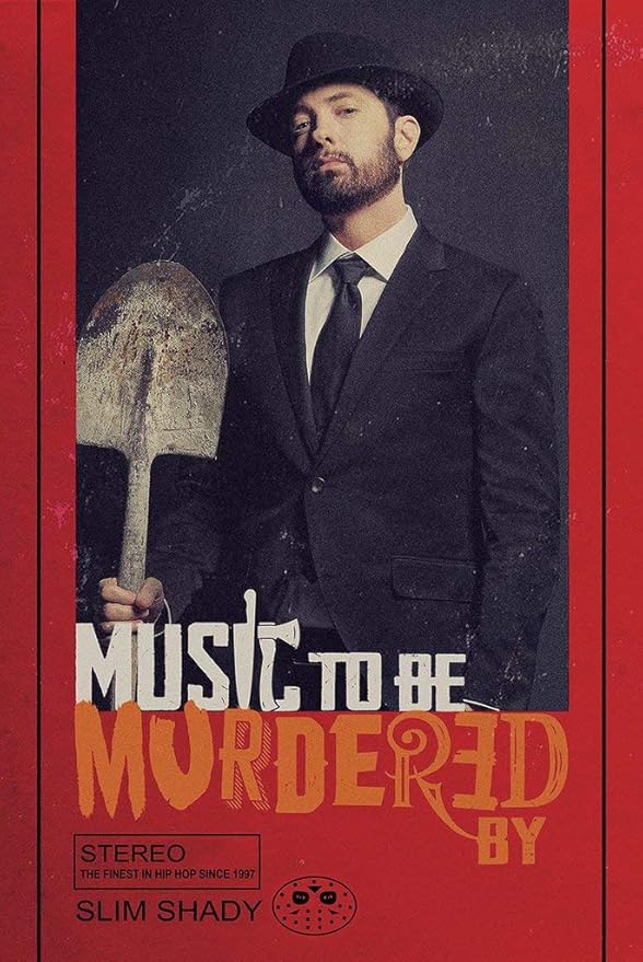 Eminem Music to be Murdered by Album Cover Poster 24x36 inches Amazon.ca generic