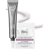 RoC Derm Correxion Fill + Treat Advanced Retinol Serum, Wrinkle Filler Treatment with Hyaluronic Acid for Crow's Feet, 11 Wrinkles, & Laugh Lines, (.5 fl oz) with Retinol Packette (Packaging May Vary)