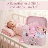 Baby Box Shop Baby Girl Gift Set Keepsake Box Newborn Essentials HampER view 2