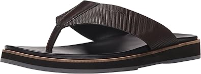 calvin klein men's leather sandals