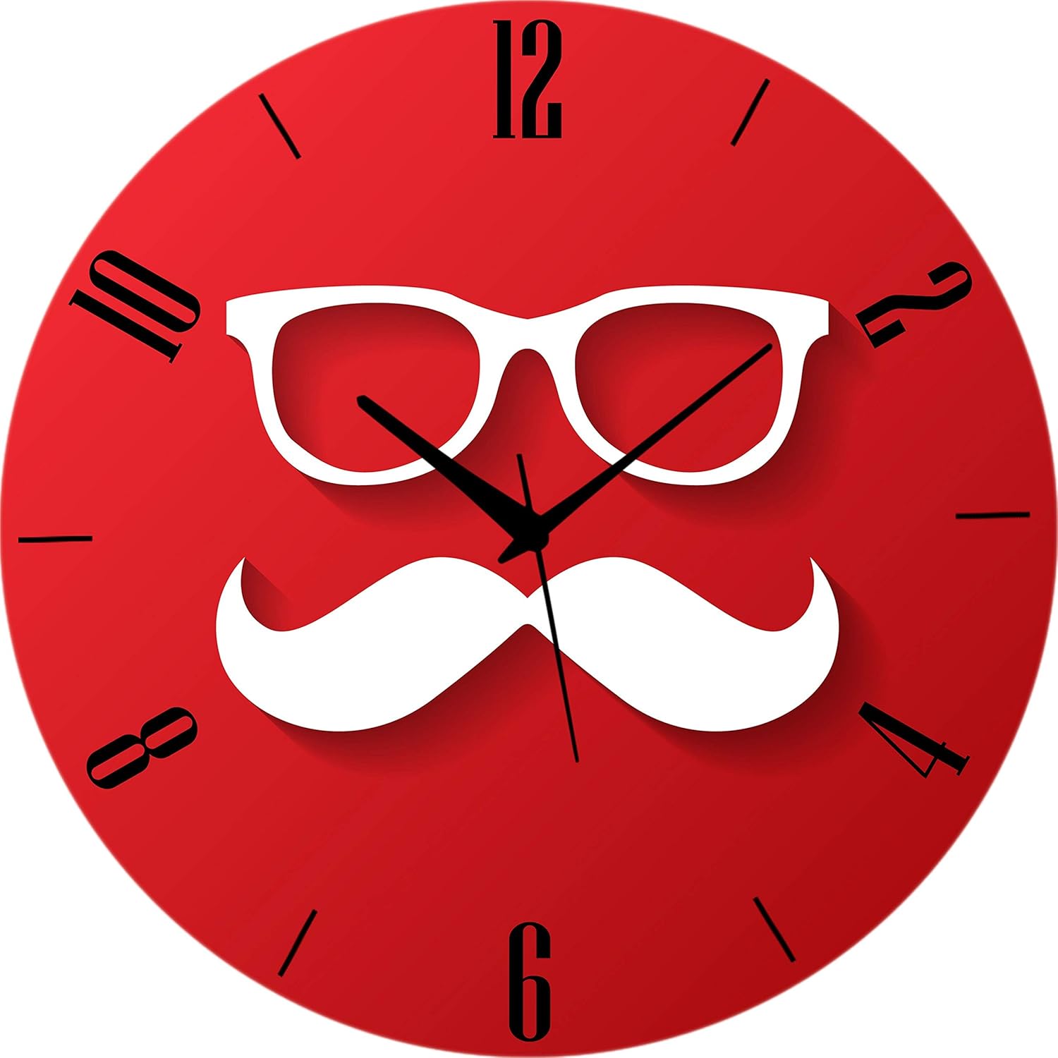 Saree House Wooden Round Wall Clock Home Decor