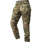 IDOGEAR Men's G3 Combat Pants with Knee Pads Multi Camouflage Trousers Airsoft Hunting Paintball Tactical Outdoor Pants