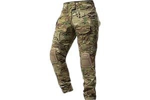 IDOGEAR Men's G3 Combat Pants with Knee Pads Multi Camouflage Trousers Airsoft Hunting Paintball Tactical Outdoor Pants