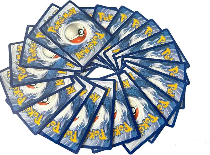 Pokémon 100 Assorted Trading Cards with 7 Bonus Holo Foils