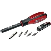 Gardner Bender SDT-10 Circuit Alert&reg; Voltage Sensing Screwdriver, 10-In-1 | Voltage Sensing Multi-Bit Tool with Non-Contact AC Sensor (Formerly: Gardner Bender)