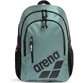 ARENA All Set Sports Swim Backpack Athletes Gym Rucksack Multisport Daypack Large Size Training Gear Equipment Bag for Teens Men Women, 30 Liters, Sage Green