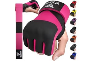 WYOX Gel Boxing Hand Wraps Inner Gloves for Men & Women, 80cm Quick Wrist Straps, Padded Knuckle Protection for Muay Thai Kickboxing, Hand Wraps for Boxing & Martial Arts