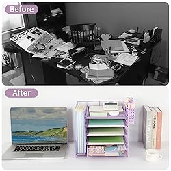 OUTIOE Desk Organizer with Drawer and Pen