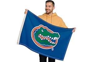 VICTORY CORPS Florida Gators 2' x 3' College Sports Printed Flag - NCAA Licensed - Nylon - School Banner (Blue, Orange)