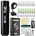 Dragonhawk Tattoo Kit X7 Tattoo Gun Kit Pen Machine Wireless Rotary Complete Tattoo Kit Smart Display 2 Replaceable Batteries 1,800mAh - Brushless Tattoo Motor by Mcore