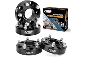 KSP PERFORMANCE KSP 5X5.5 Wheel Spacers for Ram 1500, 1.5(38mm) 5x139.7mm to 5x139.7mm Hub Centric Forged Wheel Spacers, Hub Bore 77.8mm Thread Pitch M14X1.5 for 2012+ Dodge Ram 1500, Package of 4Pcs Black