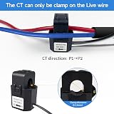 OWON WiFi Smart Energy Meter Bi-Directional Power Monitor 80A 2 Clamp Real-Time view 4