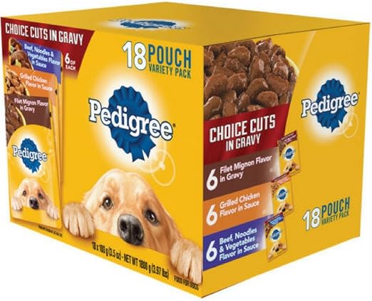 pedigree choice cuts in gravy pouches