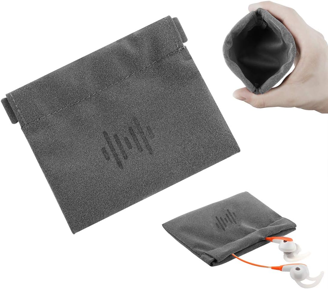 Geekria Sports Earbuds Pouch, Fitness Earbuds Protective Case, In-Ear Headphones Travel Bag Compatible with Sony WI-SP600N