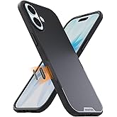 Smartish® iPhone 17 MagSafe Case - Gripmunk with Camera Control Protection, Magnetic Slim Case [Lightweight + Protective] Thin Grip Cover with Microfiber Lining for Apple iPhone 17 - Black Tie Affair