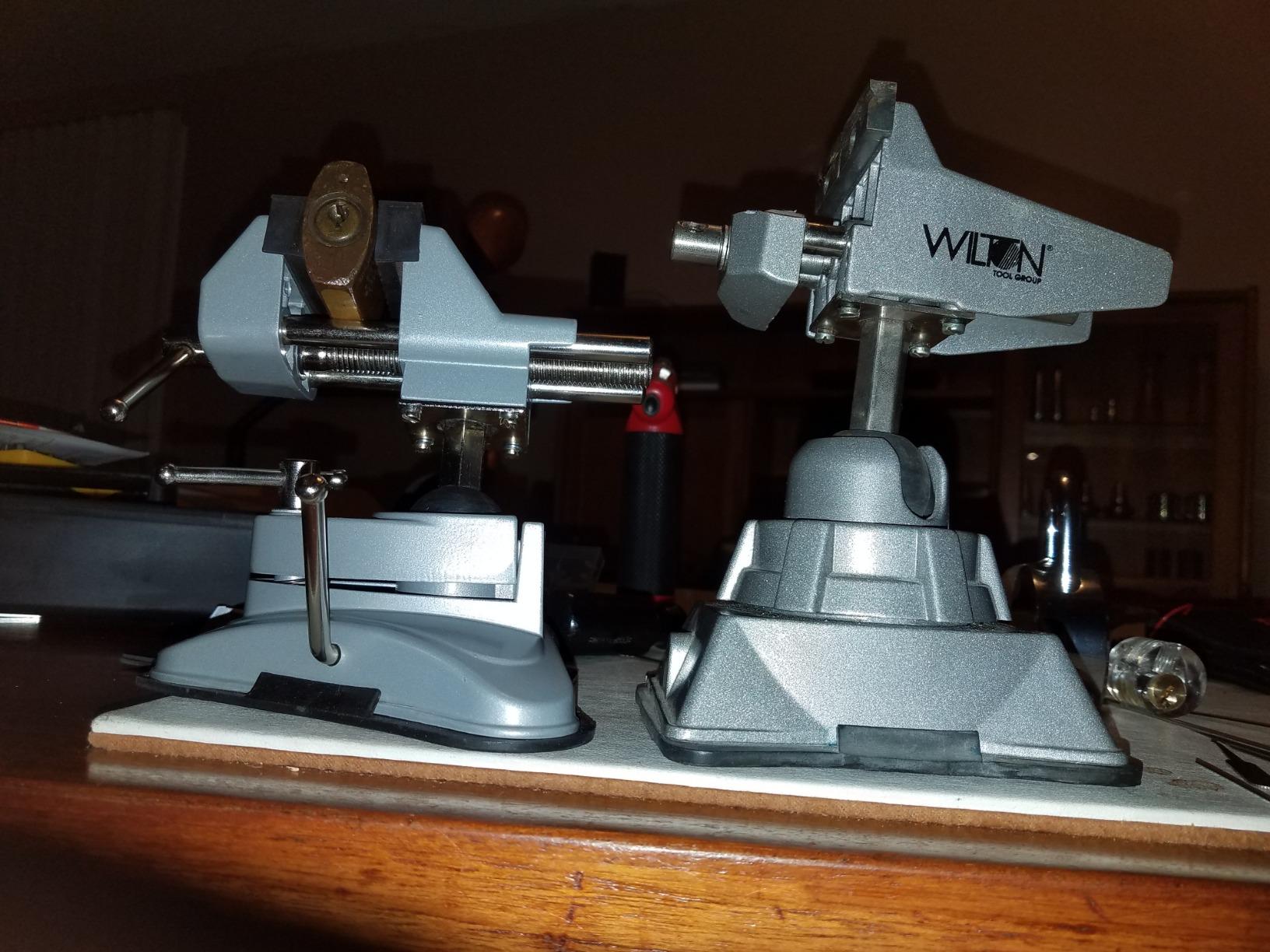 Gunsmithing Vise Mini Portable Vise With 360° Swivel Head & Vacuum Base - Multi-Angle Workholding For DIY & Crafts Portable Work Vise - View #4