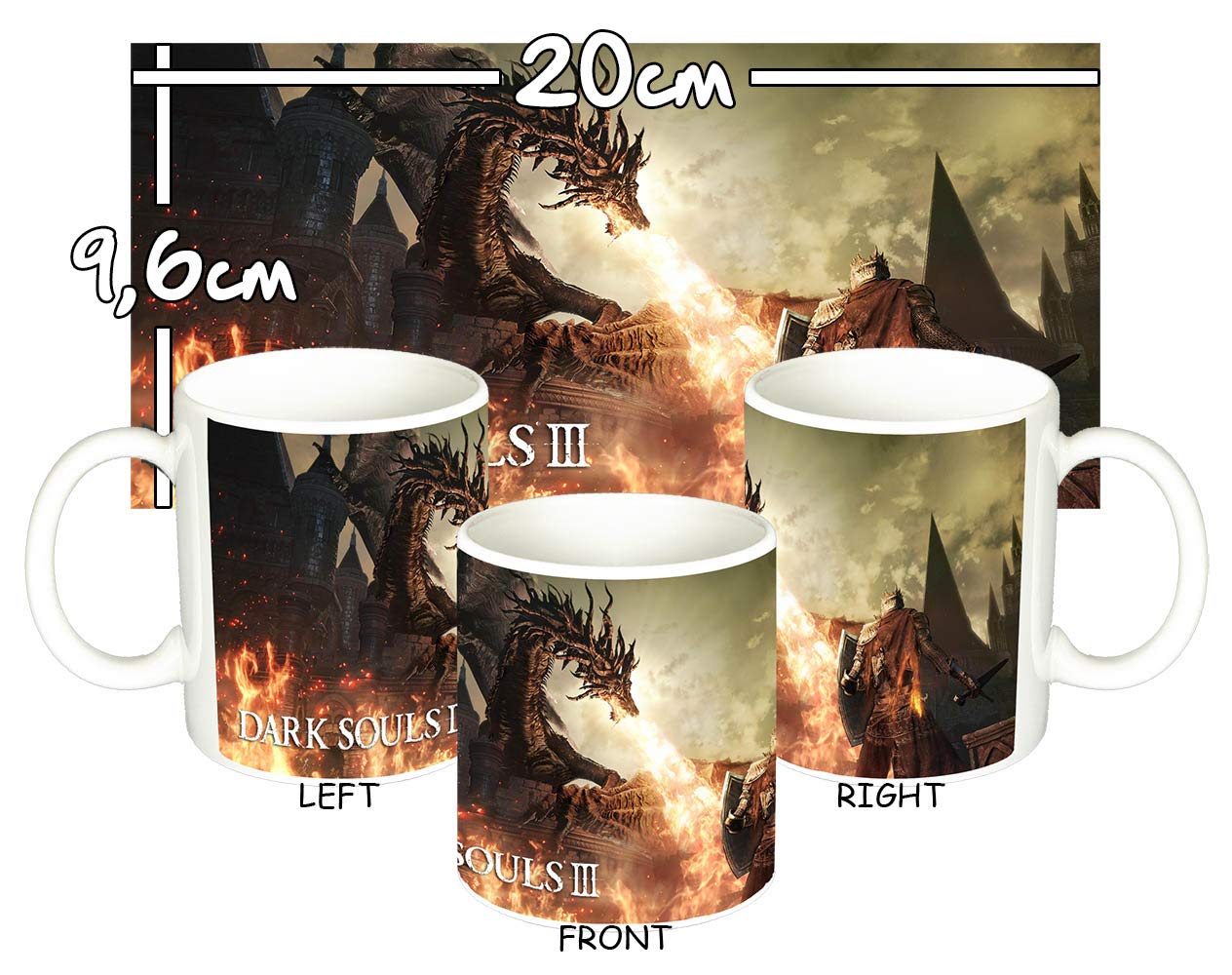 MasTazas Dark Souls 3 B Taza Mug: Amazon.es: Hogar