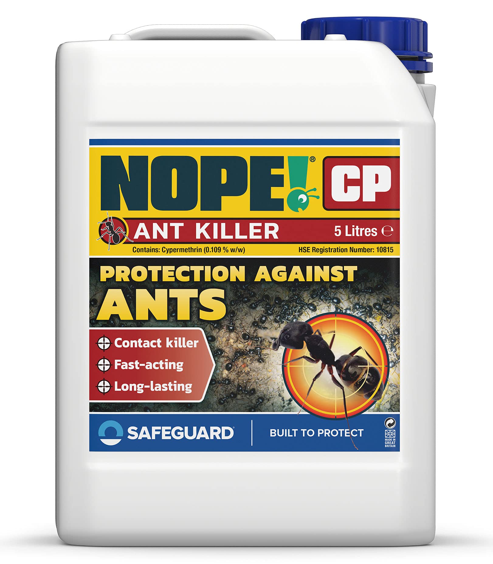 NOPE! CP Ant Killer (5 Litre) Long-Lasting, Fast Acting for Indoor and Outdoor use