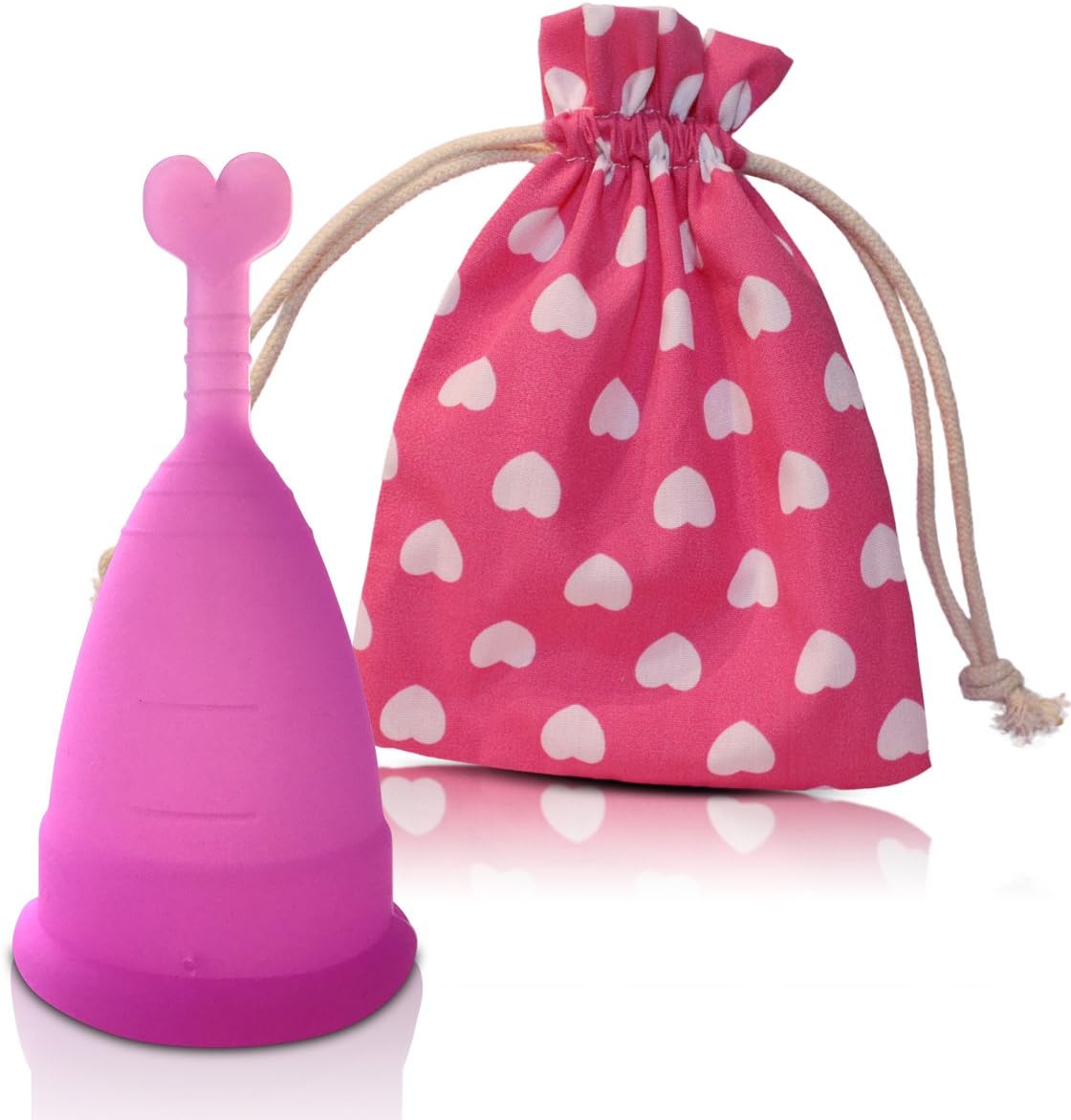 Menstrual Cup CozyCup - Made of Medical Grade Silicone (Small, Purple)