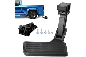 BULIAZY PTS30-34000 Rear Bed Step Tailgate Bedstep fit for Toyota Tundra 2022 2023 2024 2025 Retractable Steps for Trucks,Folding Truck Step PTS3034000