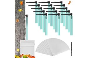15 Set Maple Syrup Tapping Kit ROOKEA Maple Tree Sap Taps 32Ft Food Grade Maple Syrup Tubing Lines Maple Tap Drill Bit Maple Tree Tapping Maple Syrup Filter for Maple Birch Syrup Supplies Collection