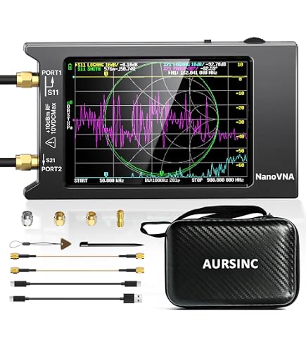 Antenna Analyzer, LiteVNA-64 50KHz-6.3GHz LiteVNA 4Inch Touch