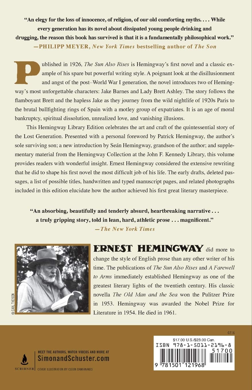 Реферат: Ernest Hemingways The Sun Also Rises Essay