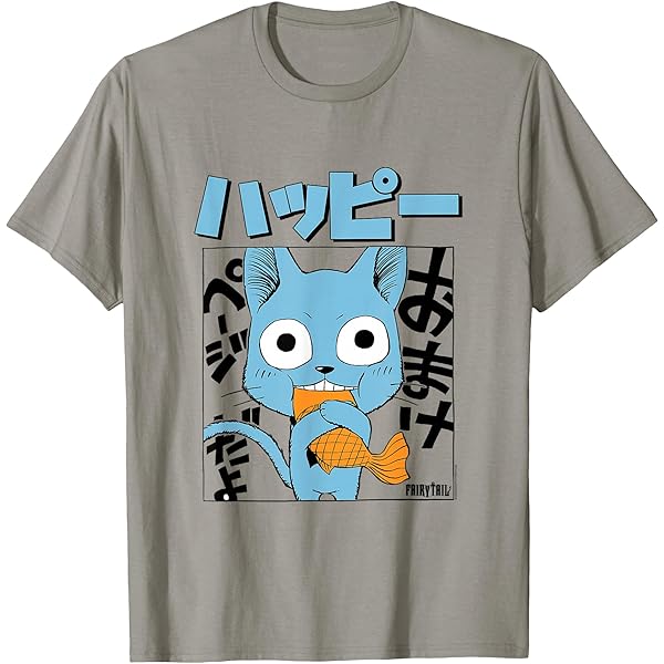 Amazon.com: Fairy Tail Manga Black and White Group Shot T-Shirt