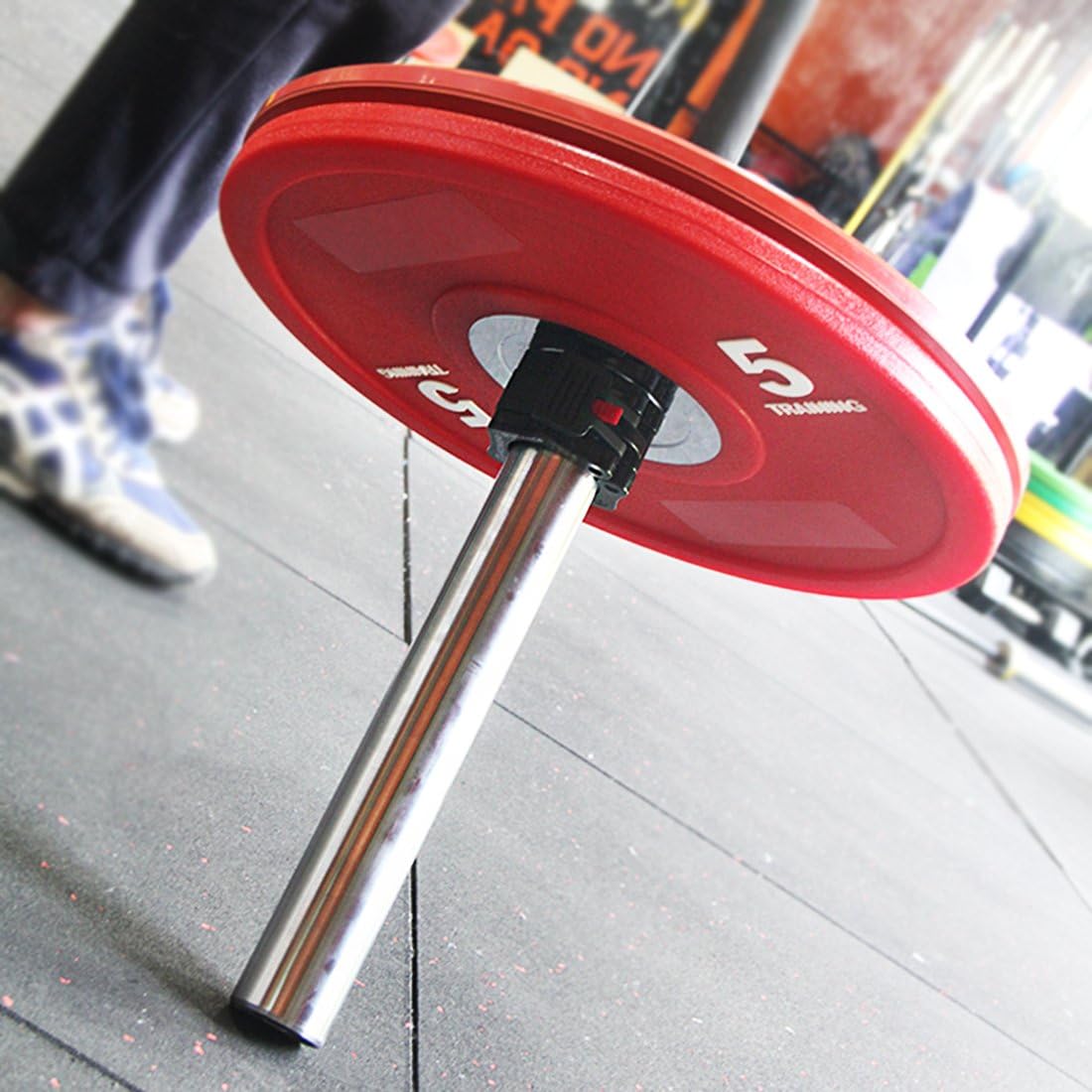 Quick Release Pair of Locking 2 Inch Olympic Bar Great for Weightlifting Workout POWER GUIDANCE