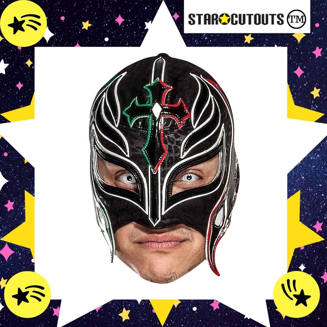 STAR CUTOUTS SM343 Rey Mysterio WWE Mask Fun for Family Friends and Fans,?25 x 15 x 1 cm - Image 3