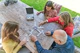 Engelhart Mexican Train Dominoes Set D12 in Metal Case 91 Dominos 2-8P view 5