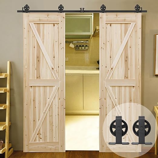 Amazon Com Winsoon T Shaped Style Big Spoke Wheel Sliding Barn