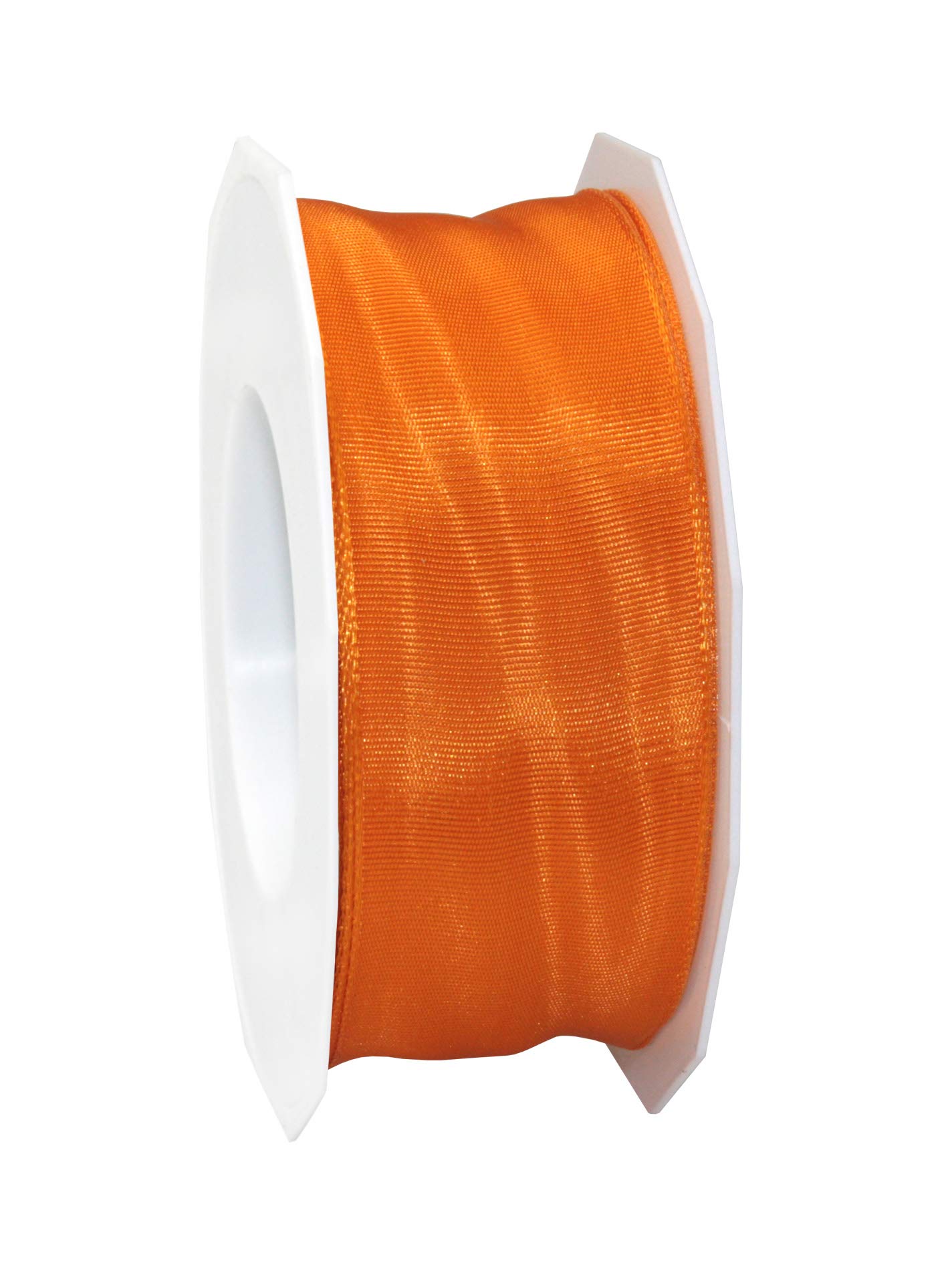 C.E. Pattberg Präsent 40 mm 25 m Ribbon Wired Tafetta Lyon Orange — image 1