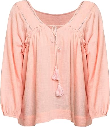 blush pink long sleeve
