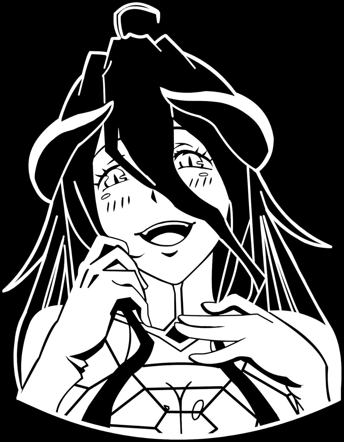 Download Amazon Com Kyokovinyl Overlord Albedo Anime Decal Sticker For For iPhone Free Get Wallpaper Amazon Com Kyokovinyl Overlord Albedo Anime Decal Sticker For For Free