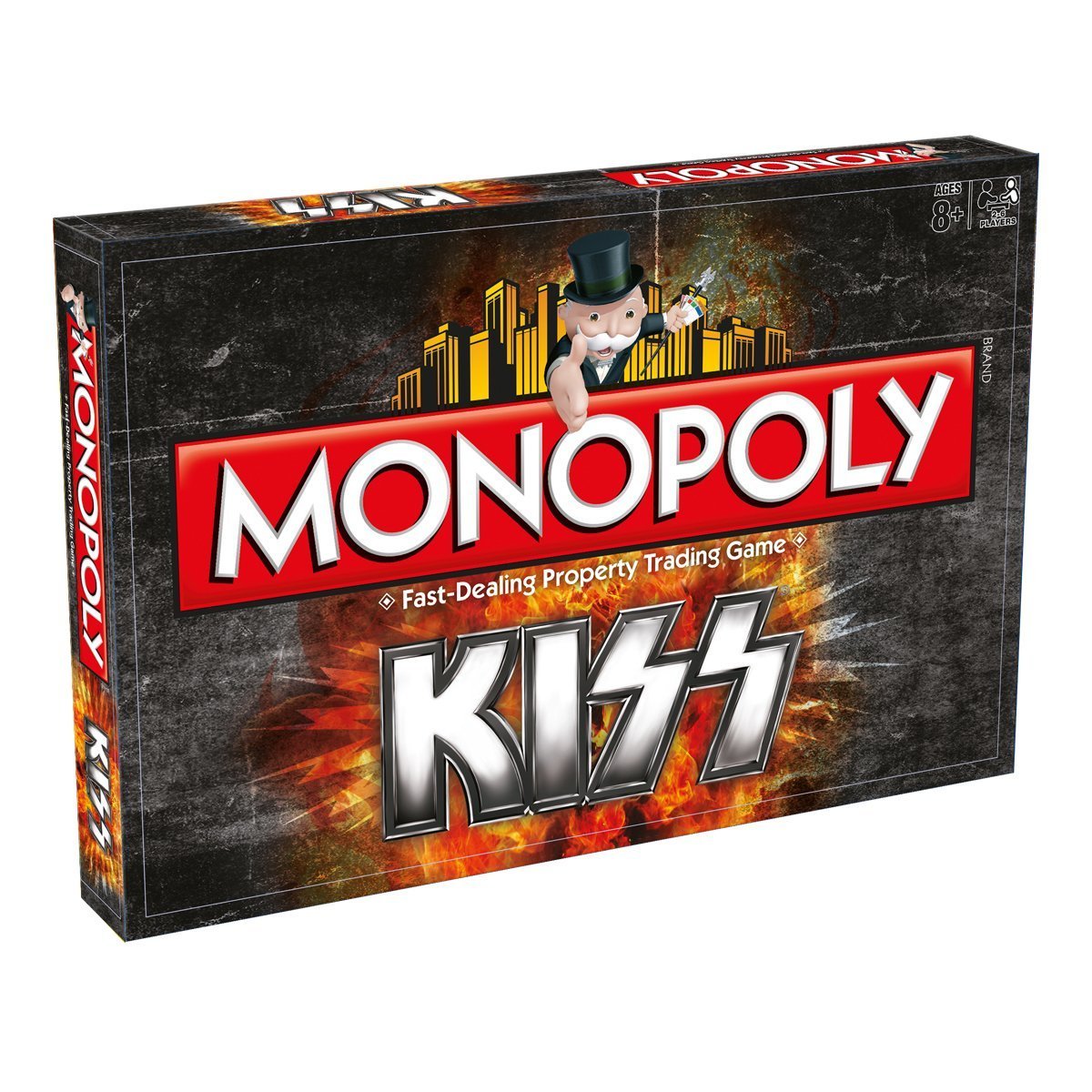 Monopoly Kiss 2282 Property Trading Board Game Gene Simmons Paul Stanley Collectable