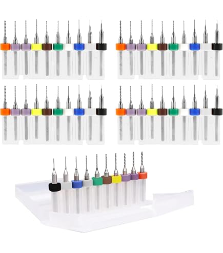5 Forets Hélicoïdaux Acier Rapide 6542, Diamètre 2,4 Mm, Longueur Totale 56 Mm - Pour Métal, Bois, Plastique